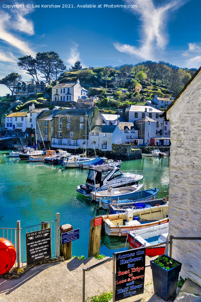 "Enchanting Polperro: A Captivating Maritime Haven Picture Board by Lee Kershaw