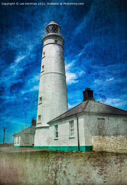 Nash Point Lighthouse Picture Board by Lee Kershaw