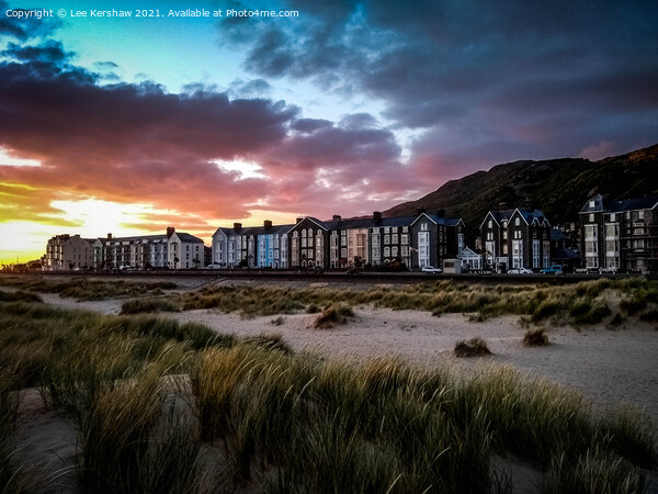 Hotel Sunset at Barmouth Picture Board by Lee Kershaw