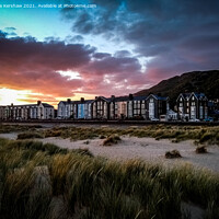 Buy canvas prints of Hotel Sunset at Barmouth by Lee Kershaw