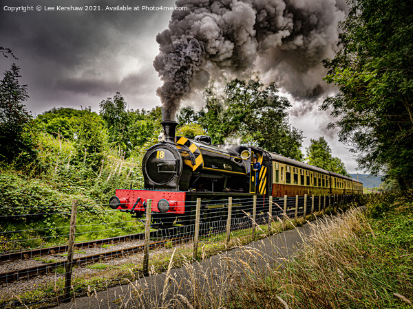 JESSIE - Steam Train at Blaenavon Heritage Railway Picture Board by Lee Kershaw