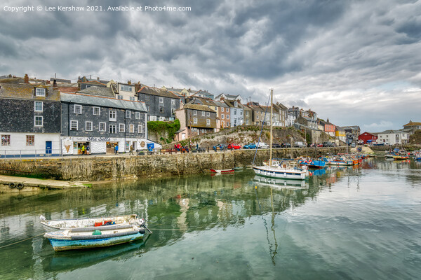 Mevagissey - Boats in the Harbour Picture Board by Lee Kershaw