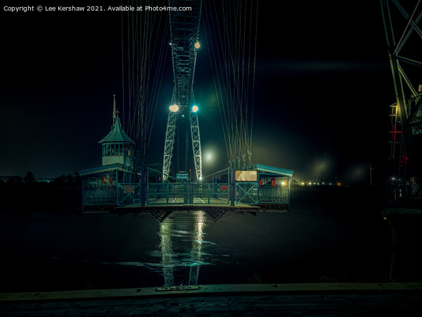 The Enchanting Newport Transporter Bridge Picture Board by Lee Kershaw