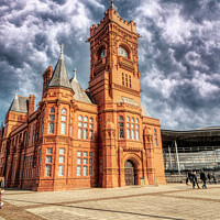 Buy canvas prints of "A Historic Icon: The Pierhead Building" by Lee Kershaw