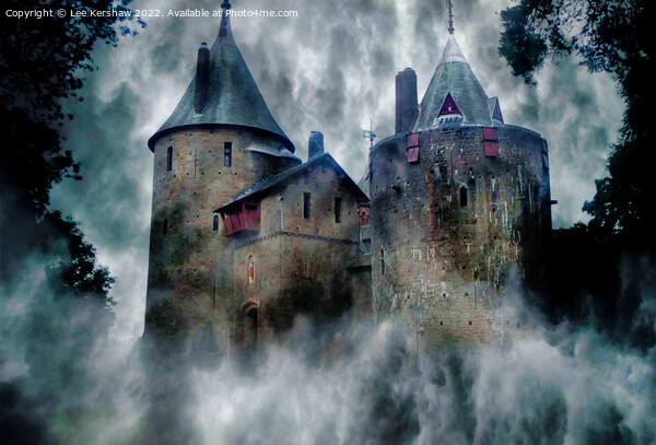 Castle Coch (The Red Castle) Picture Board by Lee Kershaw