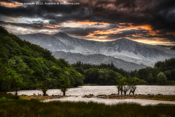 Sunset in Snowdonia Picture Board by Lee Kershaw