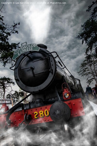 Cotswold Express at Gloucestershire Warwickshire Steam Railway Picture Board by Lee Kershaw