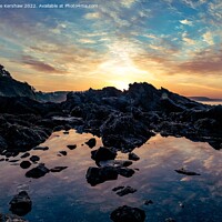 Buy canvas prints of Sunrise on Plaidy Beach (Looe, Cornwall) by Lee Kershaw