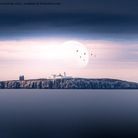Buy canvas prints of "Silent Serenity: Inner Farne Island Lighthouse" by Lee Kershaw