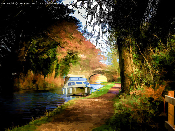 Serene Pathway: A Tranquil Journey on the Monmouth Picture Board by Lee Kershaw
