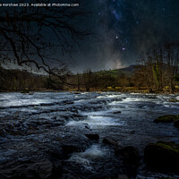 Buy canvas prints of "Torrential Beauty: A Nighttime Symphony" by Lee Kershaw