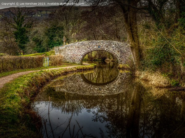 "Tranquil Reflections: Bridge 130 on the Monmouths Picture Board by Lee Kershaw