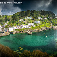 Buy canvas prints of Tranquil Waters at Polperro by Lee Kershaw