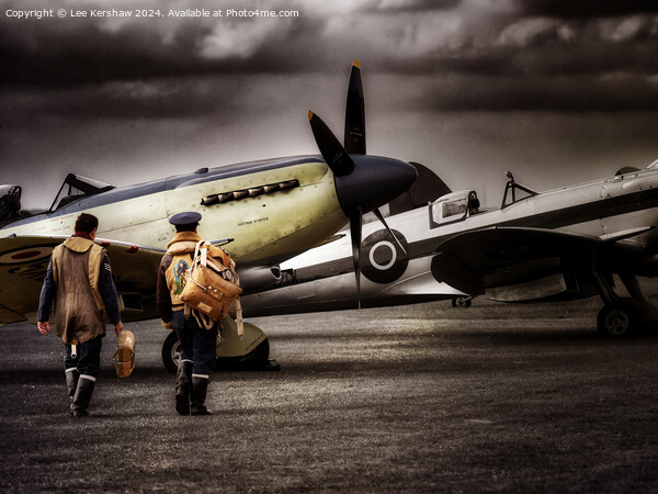 Pilots, To Your Planes - Battle of Britain Picture Board by Lee Kershaw