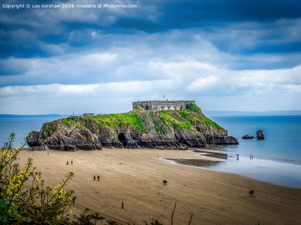 Sentinel of Serenity: St. Catherine's Fort, Tenby's Coastal Jewel Picture Board by Lee Kershaw