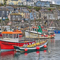 Buy canvas prints of "Vibrant Mevagissey: A Colourful Maritime Haven" by Lee Kershaw