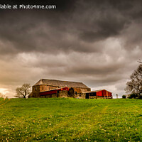 Buy canvas prints of Usk Valley Farm by Lee Kershaw