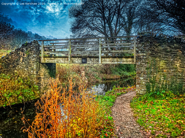 Bridge 91 on the Monmoushire and Brecon Canal Picture Board by Lee Kershaw