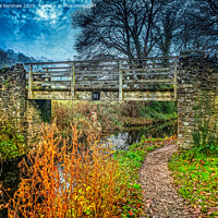 Buy canvas prints of Bridge 91 on the Monmoushire and Brecon Canal by Lee Kershaw