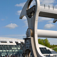 Buy canvas prints of The Falkirk Wheel  by Fiona Williams