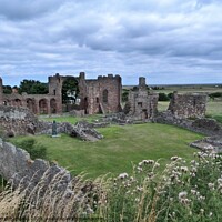 Buy canvas prints of Lindisfarne Priory by darrell haywood