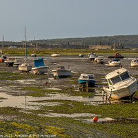 Buy canvas prints of Keyhaven at low tide by Andy Dow