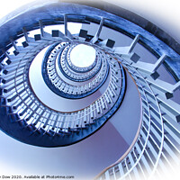 Buy canvas prints of Spiral staircase to the sky by Andy Dow