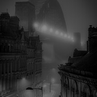 Buy canvas prints of Fog on the Tyne  by Steven Lomas