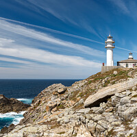 Buy canvas prints of Lighthouse and rocks by Jesus Portas Arias