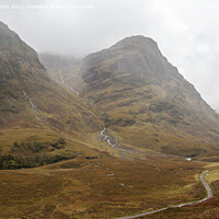 Buy canvas prints of Valley of Glencoe Scotland by Iain Gordon