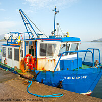 Buy canvas prints of The Lismore Ferry at Port Appin  Argyll and Bute Scotland by Iain Gordon