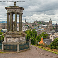 Buy canvas prints of View from Calton Hilll Edinburgh Scotland by Iain Gordon