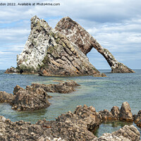 Buy canvas prints of BowFiddle Rock Portknockie  by Iain Gordon