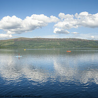 Buy canvas prints of Loch Lomond Clouds by Iain Gordon