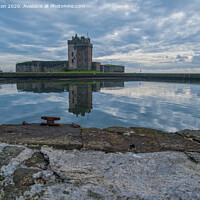 Buy canvas prints of Broughty Ferry Castle Reflections by Iain Gordon