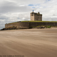 Buy canvas prints of Broughty Ferry Castle and Beach - Scotland by Iain Gordon