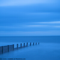 Buy canvas prints of Tranquil Blue View  Scottish Coast  by Iain Gordon