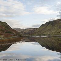 Buy canvas prints of Lochan and Hills Isle of Skye  by Iain Gordon