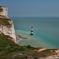 Buy canvas prints of Beachy Head Lighthouse by Alan Barker