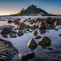Buy canvas prints of St Michael's Mount, Cornwall by Alan Barker