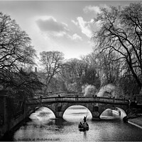 Buy canvas prints of Clare Bridge, Cambridge by Alan Barker