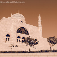 Buy canvas prints of Mosque Muhammad al-Amin Muscat by Nigel Chester