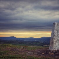 Buy canvas prints of Weets trig point by Zoe Rawcliffe