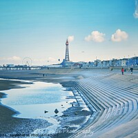 Buy canvas prints of Blackpool clouds by Zoe Rawcliffe