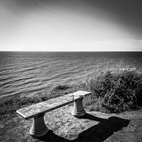 Buy canvas prints of A bench with a view by Joana Ramos
