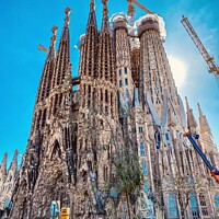 Buy canvas prints of The Sagrada Família by Jordan Mincher
