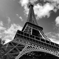 Buy canvas prints of Eiffel Tower by Iain Cridland