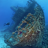 Buy canvas prints of Giannis D shipwreck by Norbert Probst