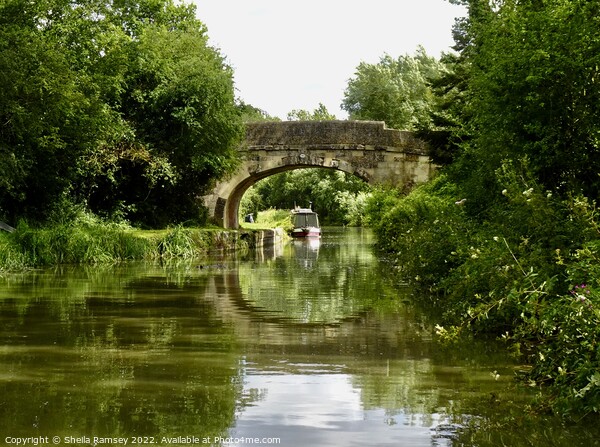 Kennet and Avon Canal Picture Board by Sheila Ramsey