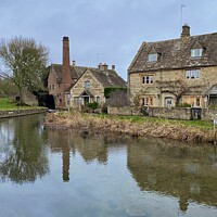 Buy canvas prints of Cotswold reflections by Sheila Ramsey